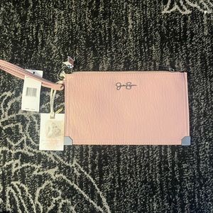 Jessica Simpson wallet wristlet pink